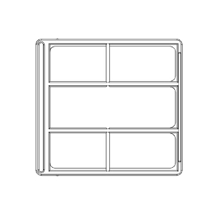 Аксессуар для серверного оборудования FRAME/FAN RM42300 50H173423A001 CHENBRO