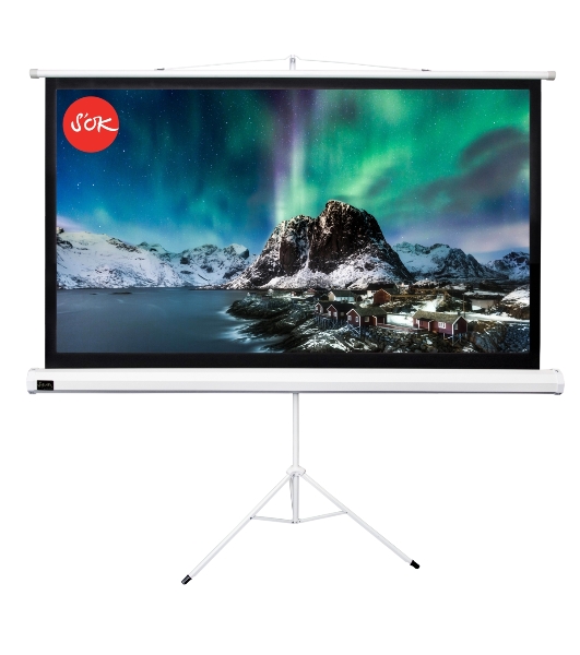 Экран 221x124.5см TriScreen 16:9 напольный рулонный белый100' Matt White (MW)