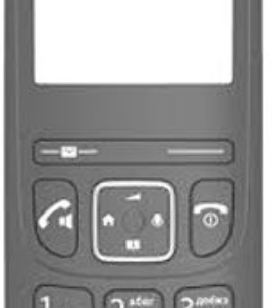 Дополнительная трубка Dect Gigaset AS690HX черный для AS690