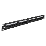 Патч-панель UTP 19' 24 port кат.6 ExeGate разъем KRONE&110 (dual IDC), 1U, RoHS, черный, фото9