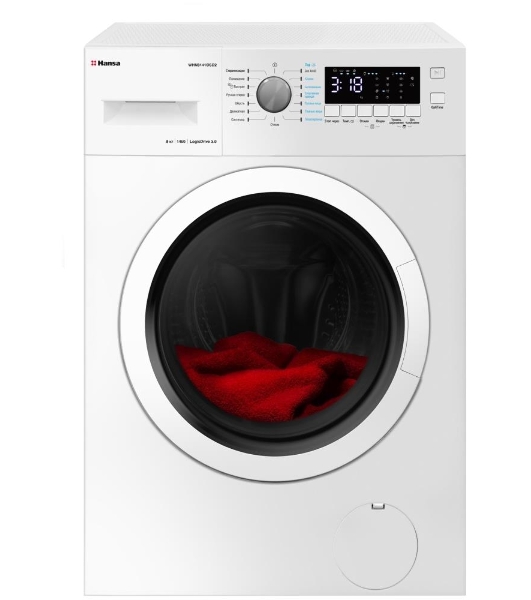 Стиральная машина Hansa WHN8141BSD2 белый загр. фронтальная макс.: 8 кг 1400 об/мин класс: А+++