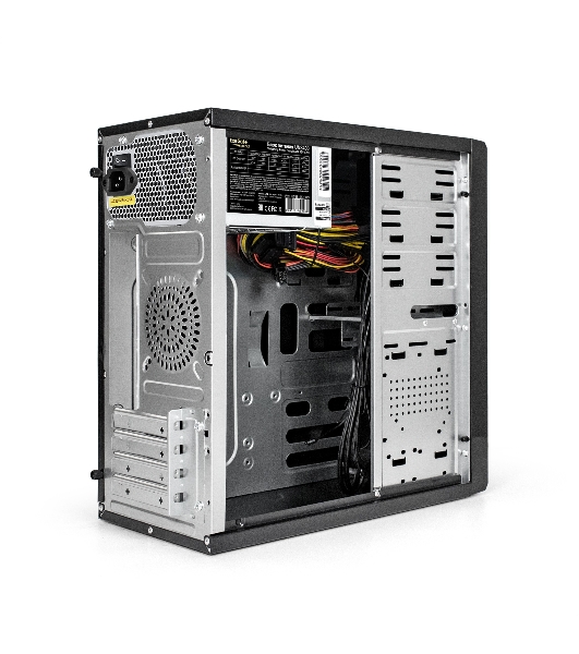 Компьютерный корпус Minitower ExeGate MA-371X-UNS400 (mATX, БП UNS400 с вент. 12см, 2*USB+2*USB 3.0, аудио, черный)