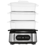 Пароварка Centek CT-1459 серебристый, 9 л, ярусы - 3, 1050 Вт, электронное, фото7