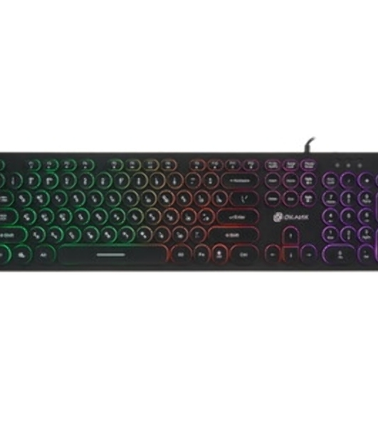 Клавиатура Oklick 420MRL проводная, USB Type-A, чёрный