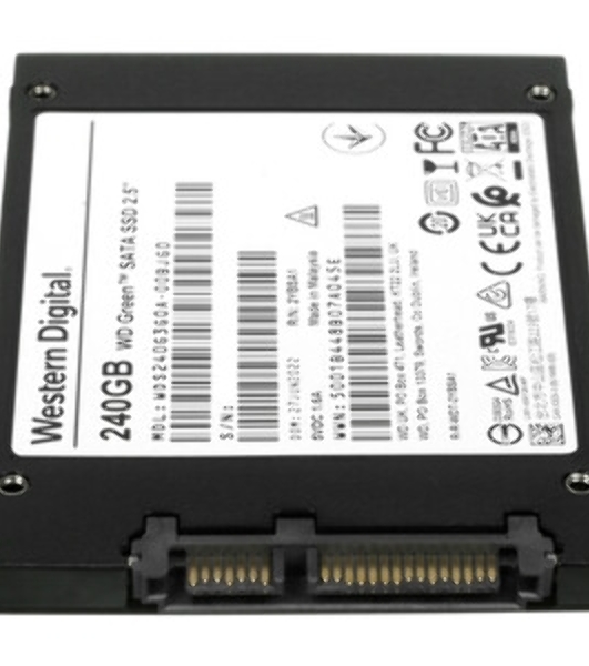 Накопитель SSD WD Green WDS240G3G0A, 240Gb, SATA III, 2.5', R/W 545/465