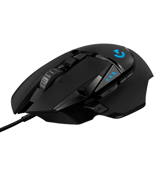 Мышь проводная Logitech G502 HERO черный, 25600 dpi, USB, кнопки - 11