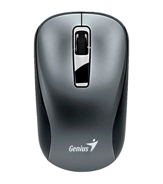 Мышь беспроводная Genius NX-7010 серый, 1200 dpi, радиоканал, USB, кнопки - 3