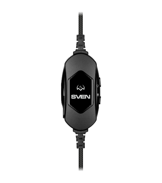 Гарнитура Sven AP-U1100MV чёрный, проводная, USB, подсветка