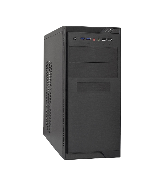 Компьютерный корпус Minitower ExeGate MA-372UX-UNS500 (mATX, БП UNS500 с вент. 12см, 2хUSB+2хUSB3.0, аудио, черный)