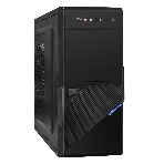 Компьютерный корпус ExeGate EX284022RUS Minitower BA-201 Black, mATX, (без БП), 2*USB, Audio, фото 1