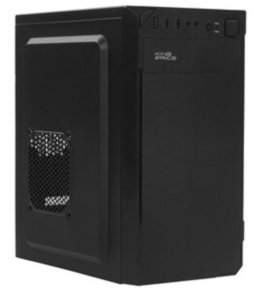 Компьютерный корпус KingPrice KPCC-MN209 черный без БП mATX 1x80мм 2x120мм 2xUSB 2.0 audio