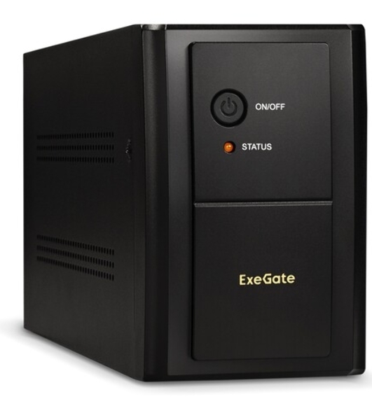 Источник бесперебойного питания ExeGate EX292801RUS SpecialPro UNB-1600.LED.AVR.2SH.3C13 1600VA/950W, LED, AVR, 2*Schuko+3*C13, съемн.кабель, металлический корпус, черный