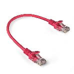 Патч-корд ExeGate EX286372RUS UTP-RJ45-RJ45-5e-0,3M-LSZH-RD, UTP, cat.5e, LSZH, 0.3м, красный, фото 1