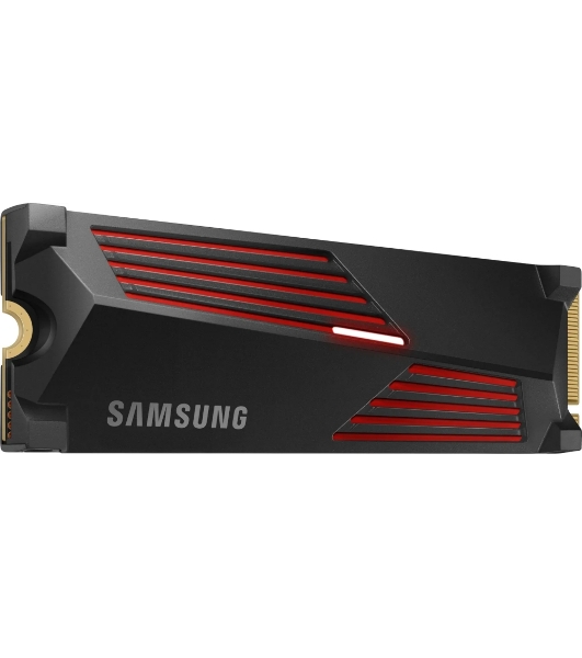 Накопитель SSD Samsung 990 Pro 4Tb, PCIe 4.0 x4, M.2 2280, NVMe, R/W 7450/6900, с радиатором