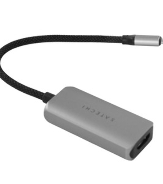 Адаптер Satechi Type-C to HDMI 4K 60HZ. Поддержка 4K/60Hz. Материал корпуса алюминий. Цвет серебряный.