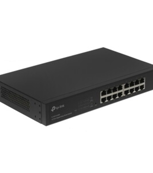 Коммутатор сетевой TP-Link SMB TL-SG1016DE 16-Port Gigabit Easy Smart Switch, 16 10/100/1000Mbps RJ45 ports, MTU/Port/Tag-based VLAN, QoS, IGMP Snooping