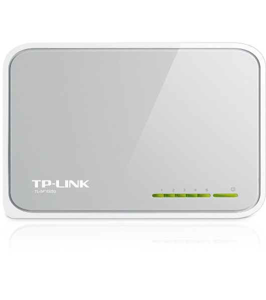 Коммутатор TP-Link SOHO TL-SF1005D Коммутатор 5-port 10/100M mini Desktop Switch, 5 10/100M RJ45 ports, Plastic case
