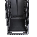 Шкаф коммутационный Lanmaster (TWT-CBB-42U-6X10-G1) напольный 42U 600x1000 мм пер. дв. стекл задн. дв. спл. стал. лист 2-хст. 2 бок. пан. 800 кг черный IP20, фото9