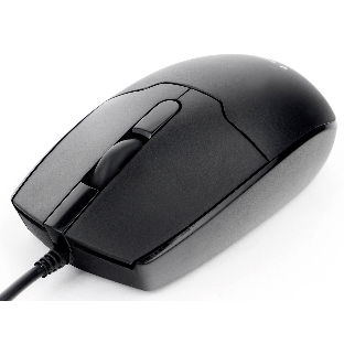 Мышь проводная Gembird MOP-425 черный, 1000 dpi, USB, кнопки - 3