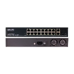 Коммутатор PoE коммутатор FE, 16 *10/100 Base-T с PoE, 2 x GE Uplink (RJ45), 1 x GE SFP Uplink, мощность PoE на порт до 30W, суммарно PoE до 292W, фото4