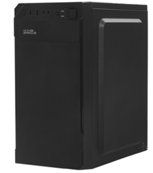 Компьютерный корпус KingPrice KPCC-MN209 черный без БП mATX 1x80мм 2x120мм 2xUSB 2.0 audio