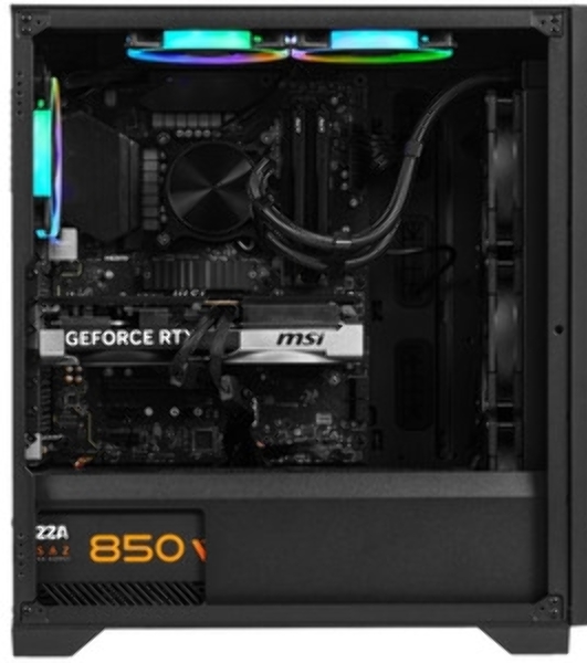 Компьютер IRU Strato 710Z7GP TWR i7 13700KF (3.4) 32Gb SSD1Tb RTX 5070 12Gb без ОС GbitEth 850W черный (RUS) (2134687)