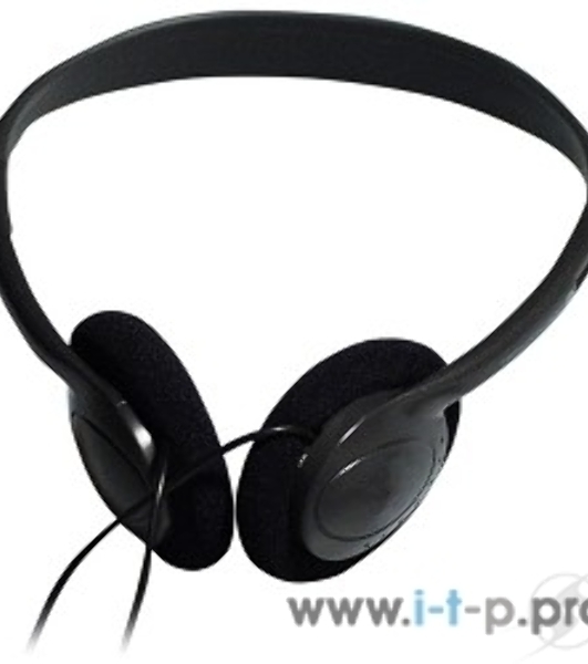 Проводные наушники Ritmix RH-501 черный, накладные, Jack 3.5 мм, складная конструкция