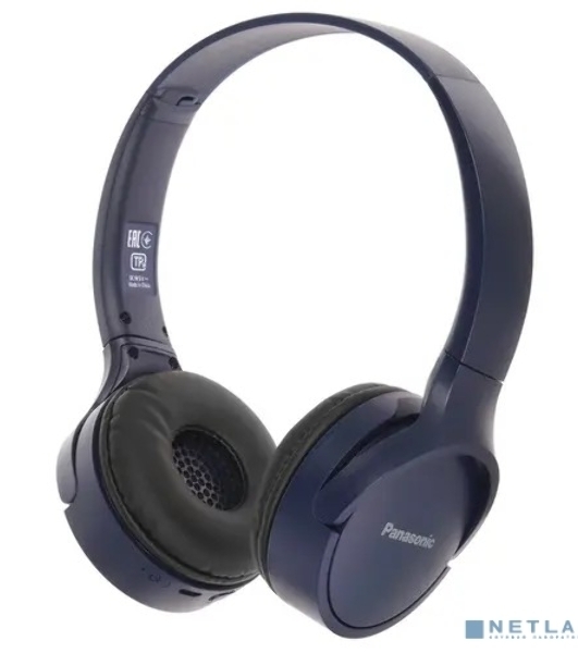 Беспроводные наушники Panasonic RB-HF420BGEA синий, накладные, Bluetooth, быстрая зарядка