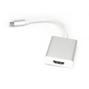 Адаптер Type-C на HDMI, серебро