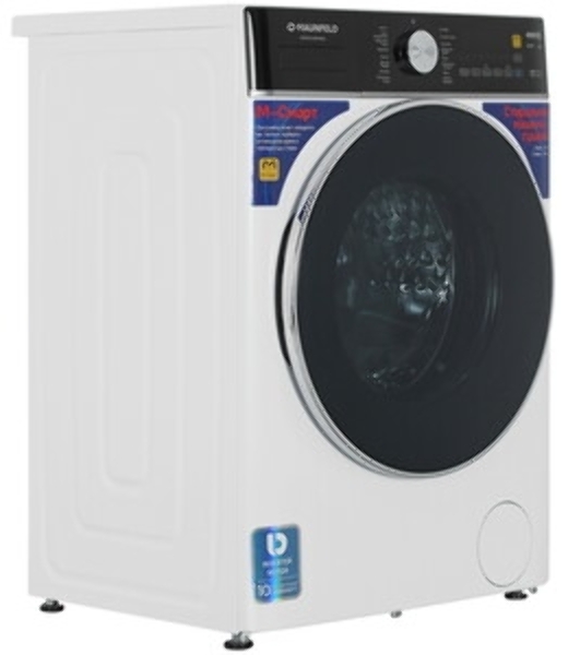 Стиральная машина Maunfeld MFWD14106WH03 белый, загрузка фронтальная 10 кг, 1400 об/мин, класс B
