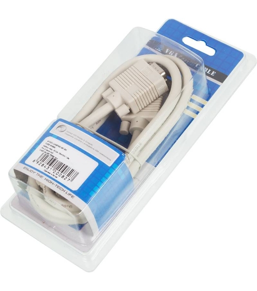Кабель SVGA Ningbo CAB016S-06F-BR VGA HD15 (m)/VGA HD15 (m) 1.8м феррит.кольца