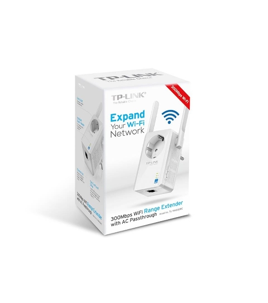 Сетевой адаптер TP-Link SOHO TL-WA860RE 300Mbps Wireless N Wall Plugged Range Extender with AC Passthrough, QCA(Atheros), 2T2R, 2.4GHz, 802.11b/g/n, 1 10/100Mbps LAN port, Range Extender button, Range Extender mode, suppo поставляется без кабеля RJ-45