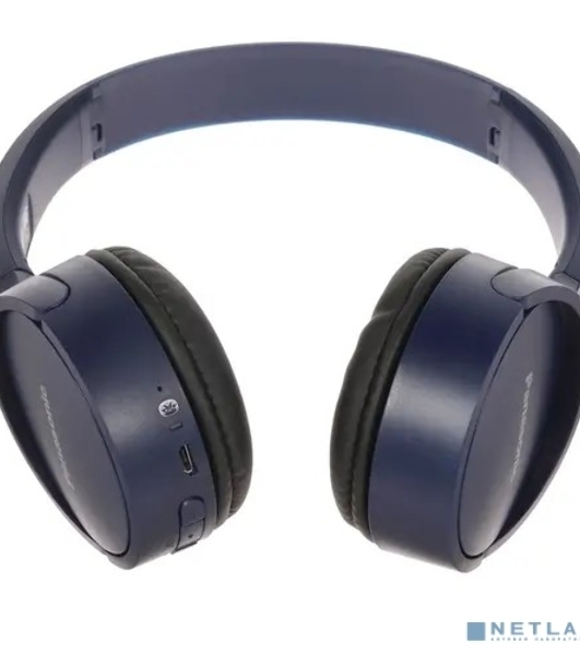 Беспроводные наушники Panasonic RB-HF420BGEA синий, накладные, Bluetooth, быстрая зарядка
