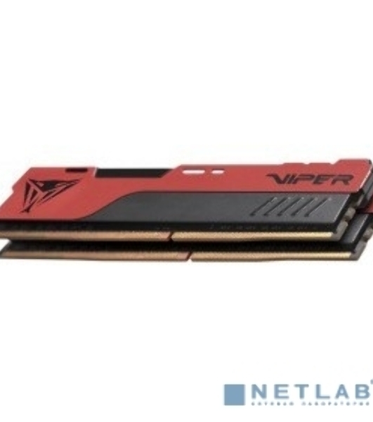 Оперативная память Patriot Viper Elite II, DDR4, 16GB (2x8 GB), 3200 MHz, CL18, DIMM, радиатор, красный, черный