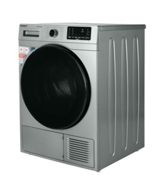 Сушильная машина Kraft KF-DM1002HPG серый, 10 кг, сушка - тепловой насос, программ - 15, 60 x 84 x 62 см