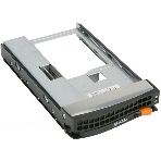 Корзина Supermicro MCP-220-00138-0B Tool-less NVMe Black gen-5 3.5-to-2.5 drive tray, Orange tab, фото2