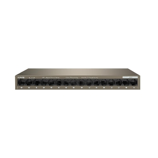 Коммутатор Tenda TEG1016M неуправляемый 16-портовыйGigabit Ethernet