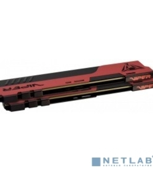 Оперативная память Patriot Viper Elite II, DDR4, 16GB (2x8 GB), 3200 MHz, CL18, DIMM, радиатор, красный, черный