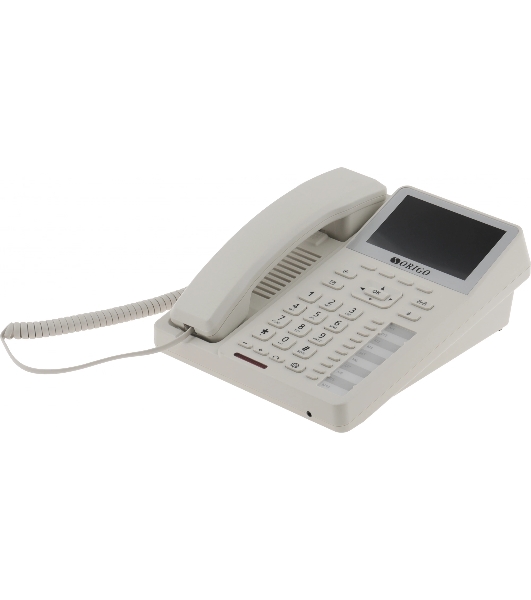 Телефон ORIGO IP-телефон с цветным дисплеем 4.3', 1x1000Base-T PoE, 1x1000Base-T, 4 SIP-аккаунта
