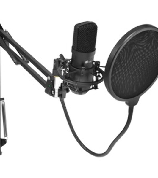 Микрофон проводной Оклик SM-700G 2.5м черный