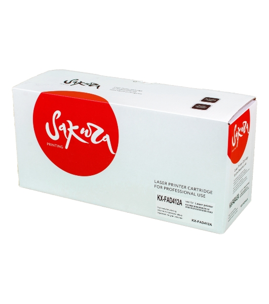 Фотобарабан Sakura KXFAD412А для Panasonic KX-MB1900ru/KX-MB1900/KX-MB2000/KX-MB2000ru/KX-MB2010/KX-MB2010ru/KX-MB2020/KX-MB2025/KX-MB2030/KX-MB2051, 6000 к.