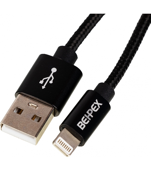 Кабель USB (m)-Lightning (m) 3м черный