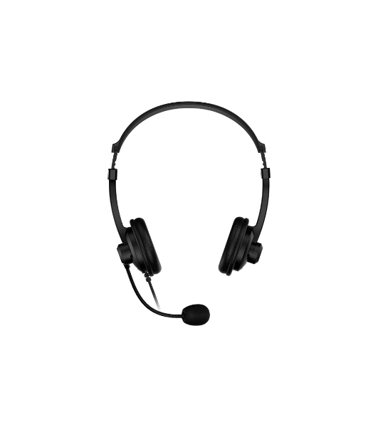 Гарнитура Genius HS-230U чёрный, проводная, USB