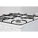 Плита комбинированная De Luxe 506040.00ГЭ (КР) ЧР белый, конфорок 4 шт, духовка 54 л, 50 см x 85 см x 60 см, фото2