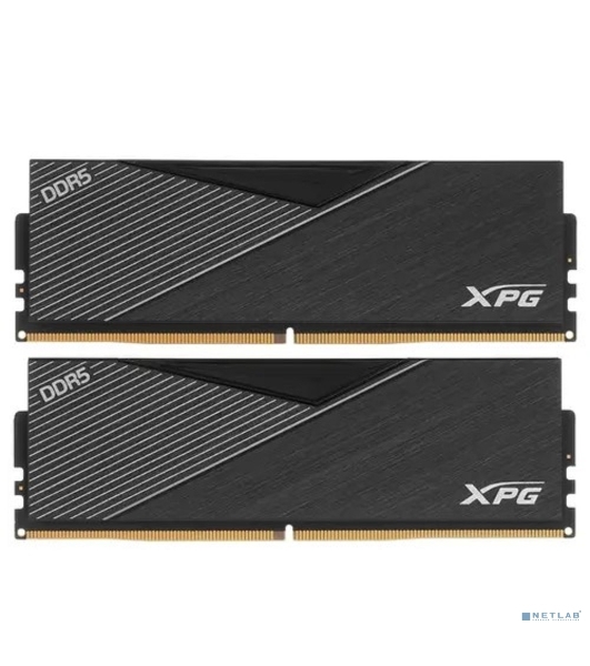 Оперативная память XPG Lancer, DDR5, 32GB (2x16GB), 6000MHz, CL30, DIMM, с радиаторами, черный