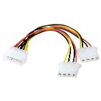 Разветвитель питания IDE-устройств Molex (IDE) в 2*Molex (IDE), 15 см ExeGate, фото 1