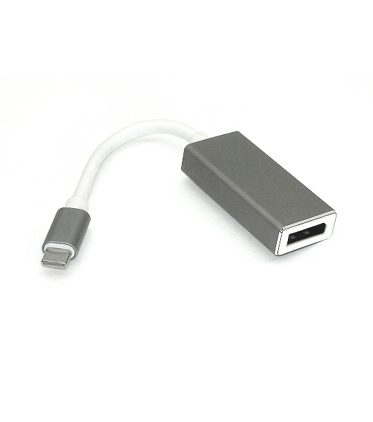 Адаптер Type-C на DisplayPort, серый