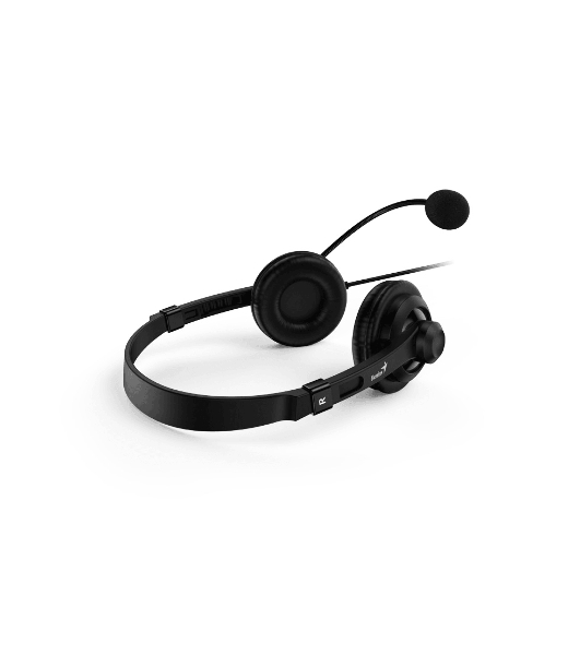 Гарнитура Genius HS-230U чёрный, проводная, USB