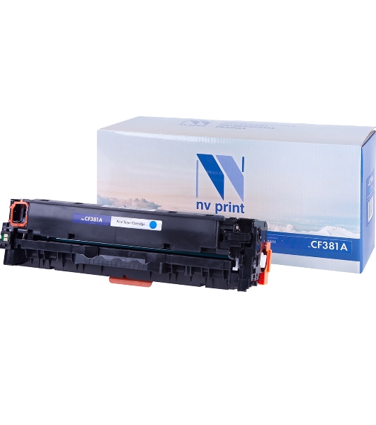Картридж лазерный NVPrint совместимый HP CF381A Cyan для CLJ Pro MFP M476 (2700k)
