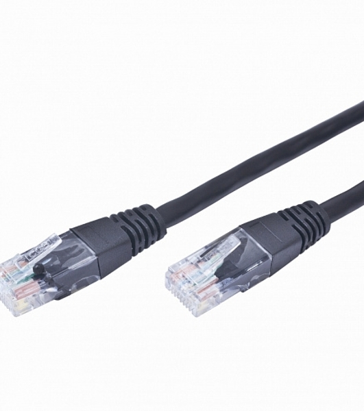 Патч-корд FTP Cablexpert cat.6, 1м, литой, многожильный, черный